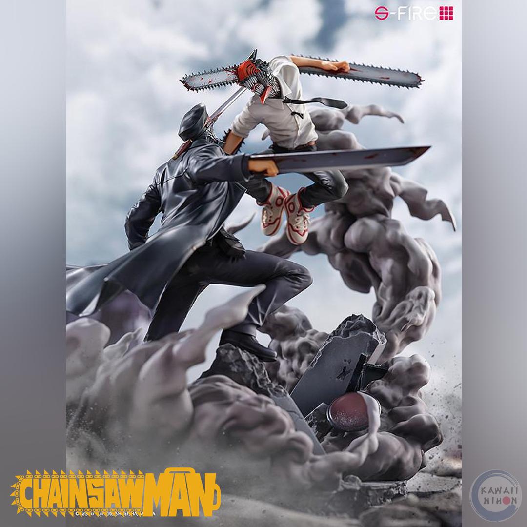 Chainsaw man vs Katana man Figure - Chainsaw man