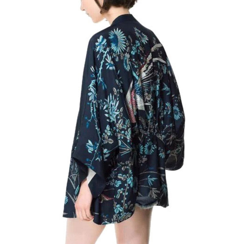 Haori Elegante con Diseño Japonés