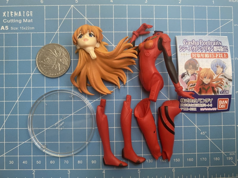 Figuras armables de Rei, Asuka y Mari - Evangelion