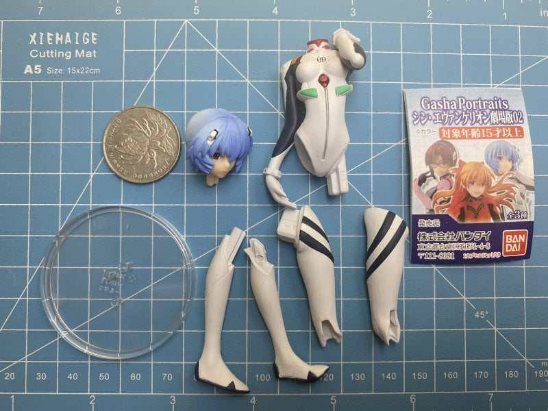 Figuras armables de Rei, Asuka y Mari - Evangelion